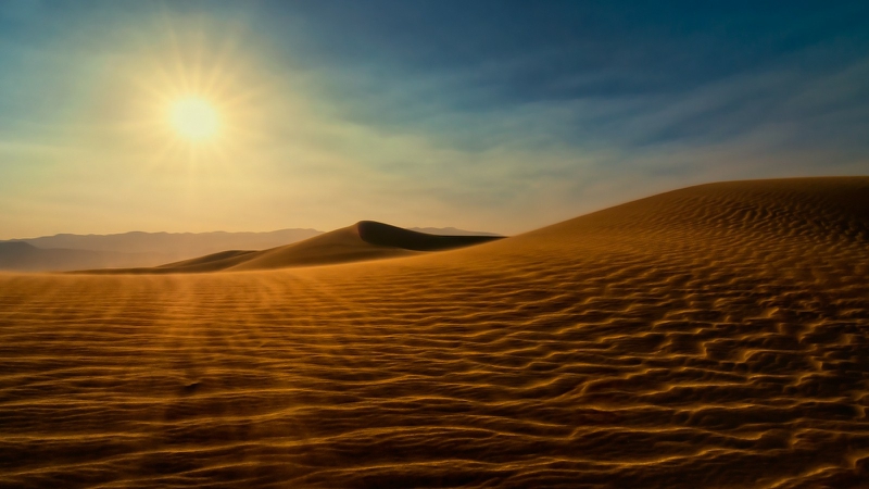 desert sunlight death valley
